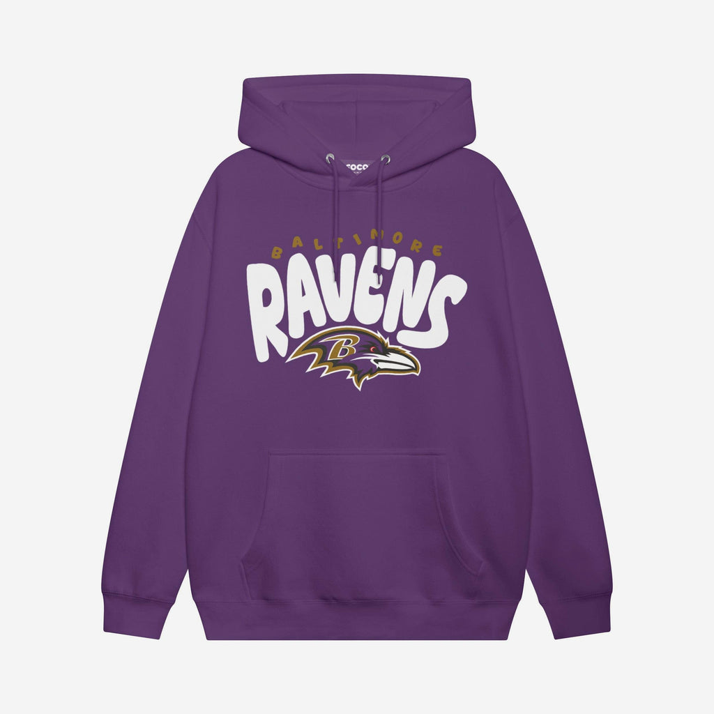 Baltimore Ravens Bubble Hoodie FOCO S - FOCO.com
