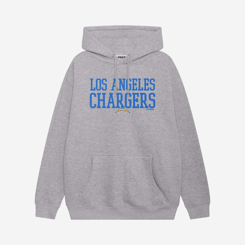 Los Angeles Chargers Bold Wordmark Hoodie FOCO S - FOCO.com