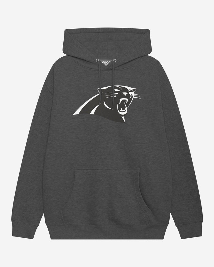 Carolina Panthers Black & White Primary Logo Hoodie FOCO S - FOCO.com