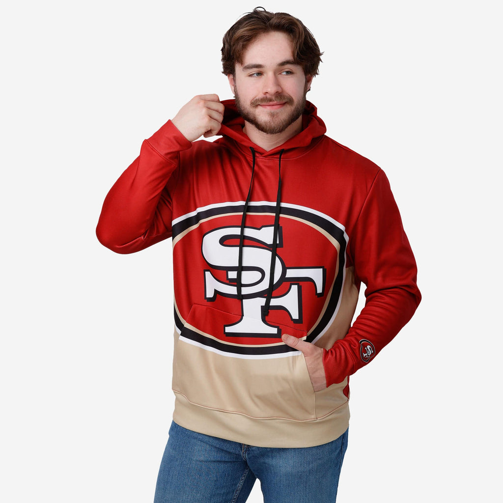 San Francisco 49ers Bold Logo Hoodie FOCO S - FOCO.com