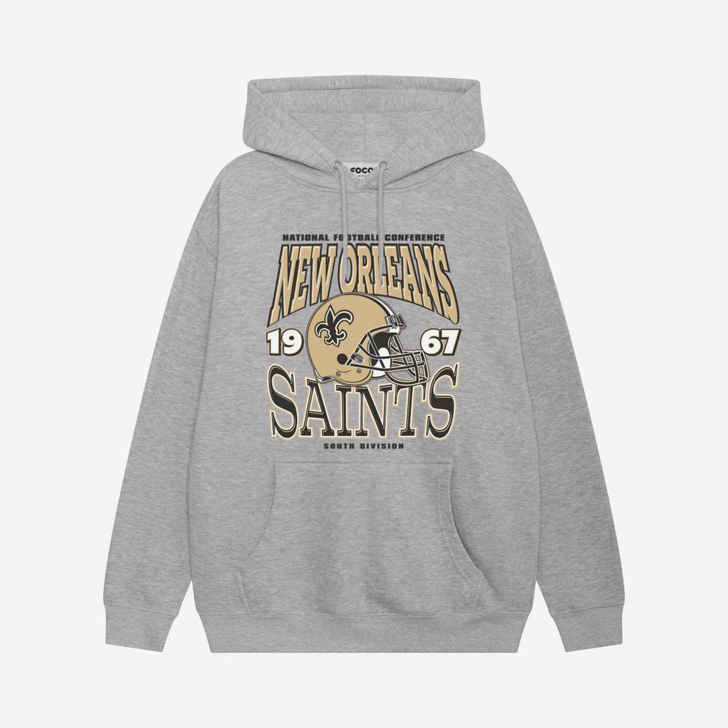 New Orleans Saints Classic Team Helmet Hoodie FOCO S - FOCO.com