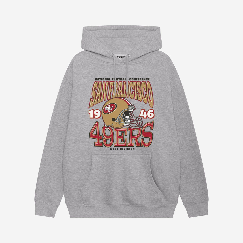 San Francisco 49ers Classic Team Helmet Hoodie FOCO S - FOCO.com