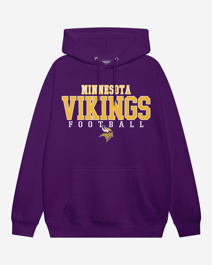 Minnesota Vikings Football Wordmark Hoodie FOCO S - FOCO.com