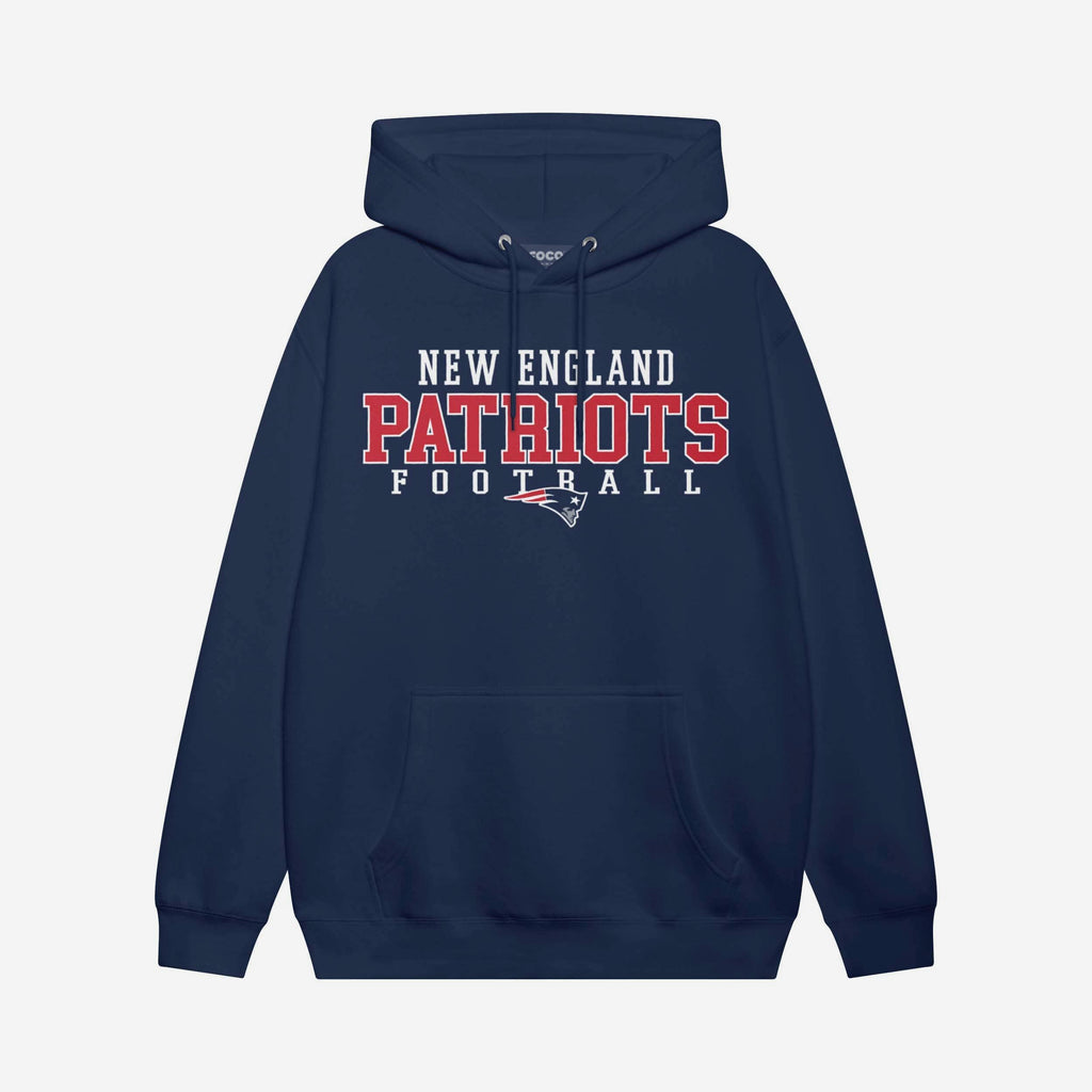 New England Patriots Football Wordmark Hoodie FOCO S - FOCO.com