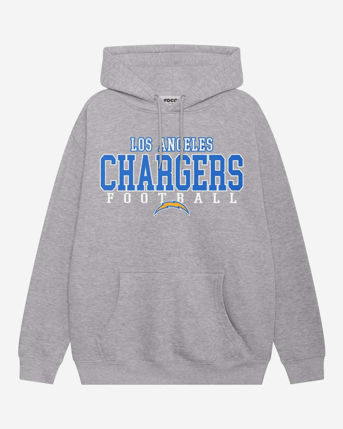 Los Angeles Chargers Football Wordmark Hoodie FOCO S - FOCO.com