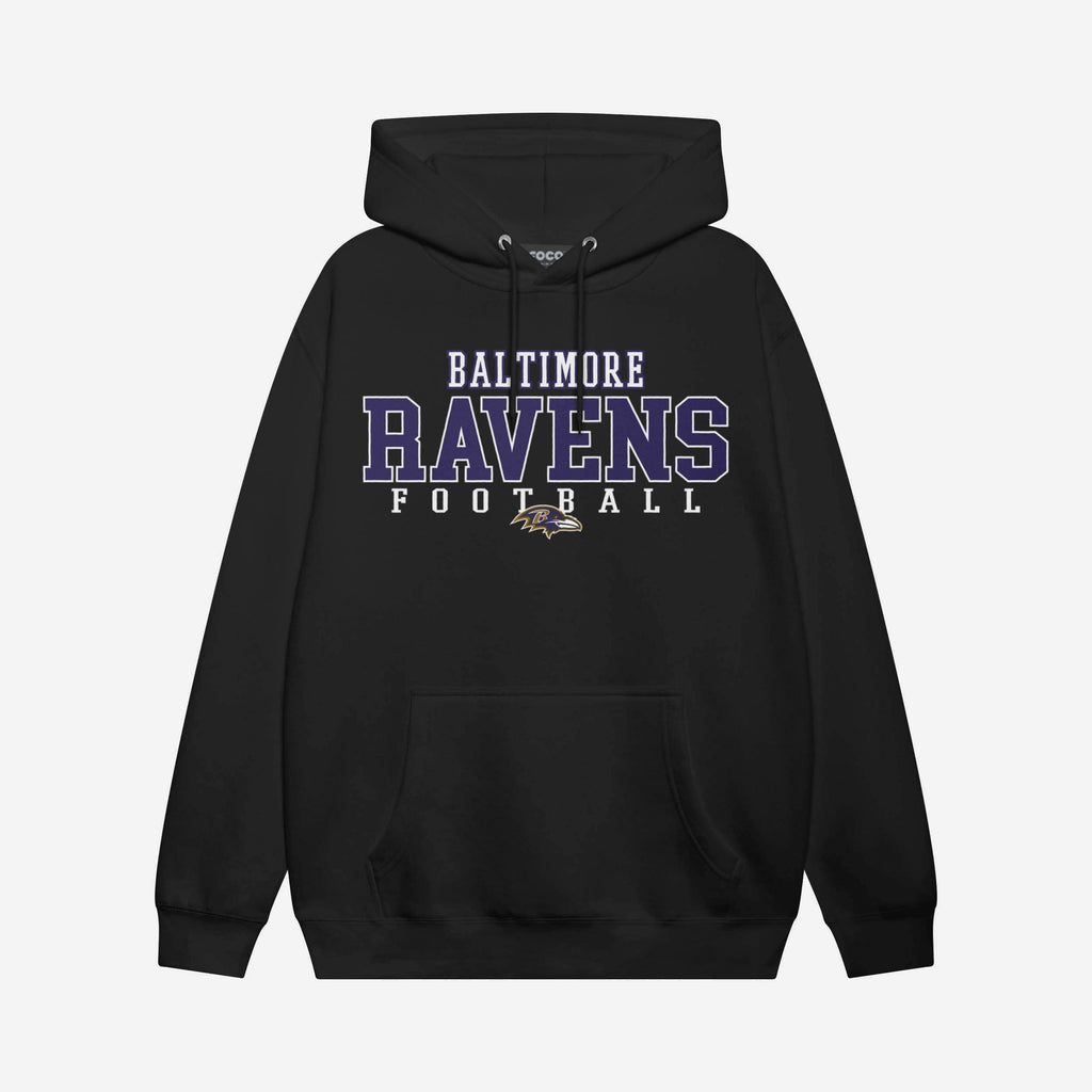 Baltimore Ravens Football Wordmark Hoodie FOCO S - FOCO.com