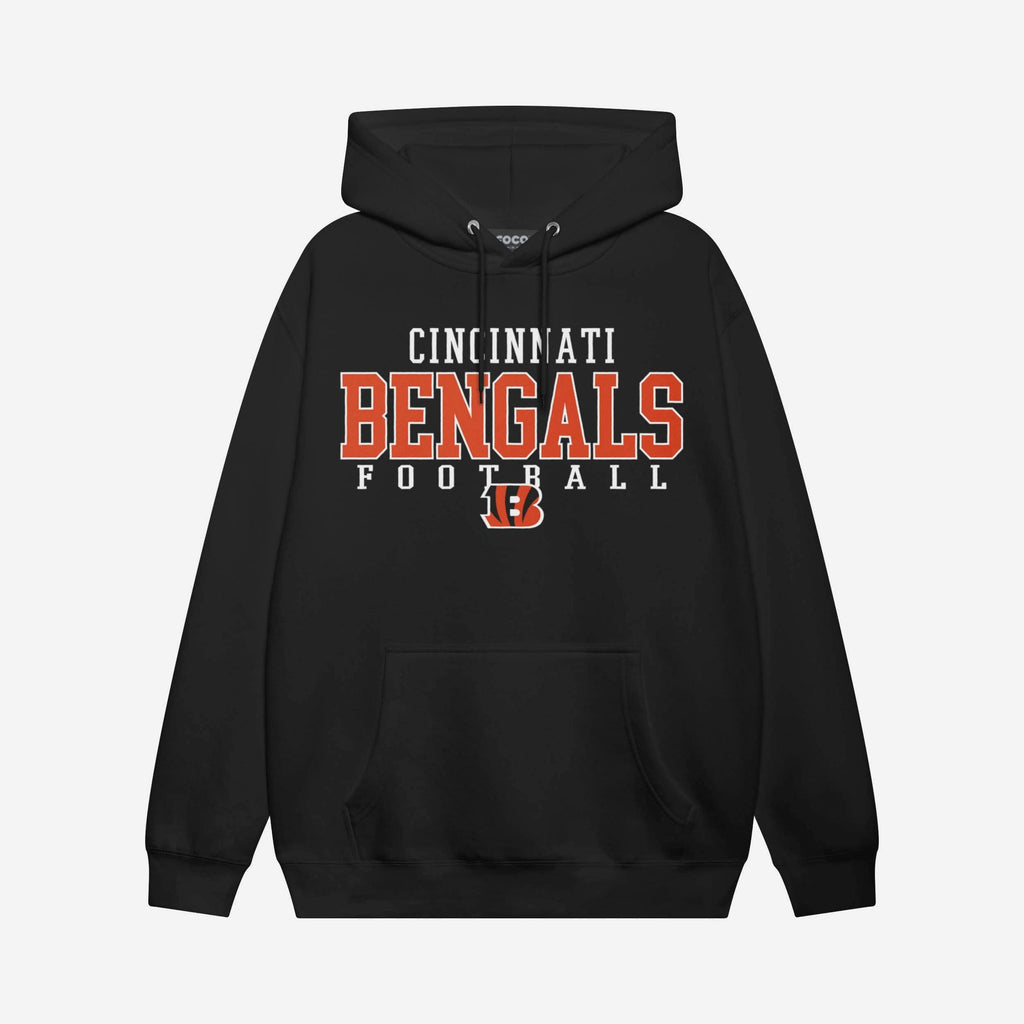 Cincinnati Bengals Football Wordmark Hoodie FOCO S - FOCO.com