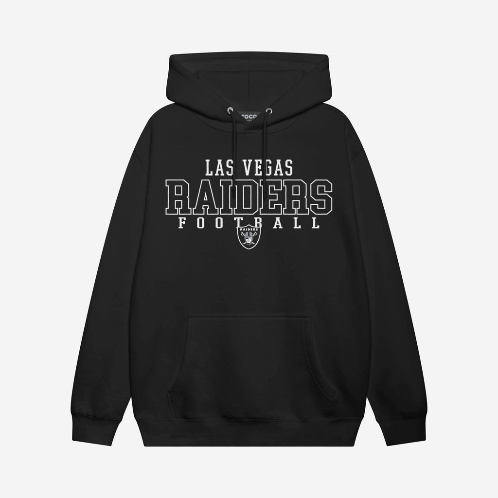 Las Vegas Raiders Football Wordmark Hoodie FOCO S - FOCO.com
