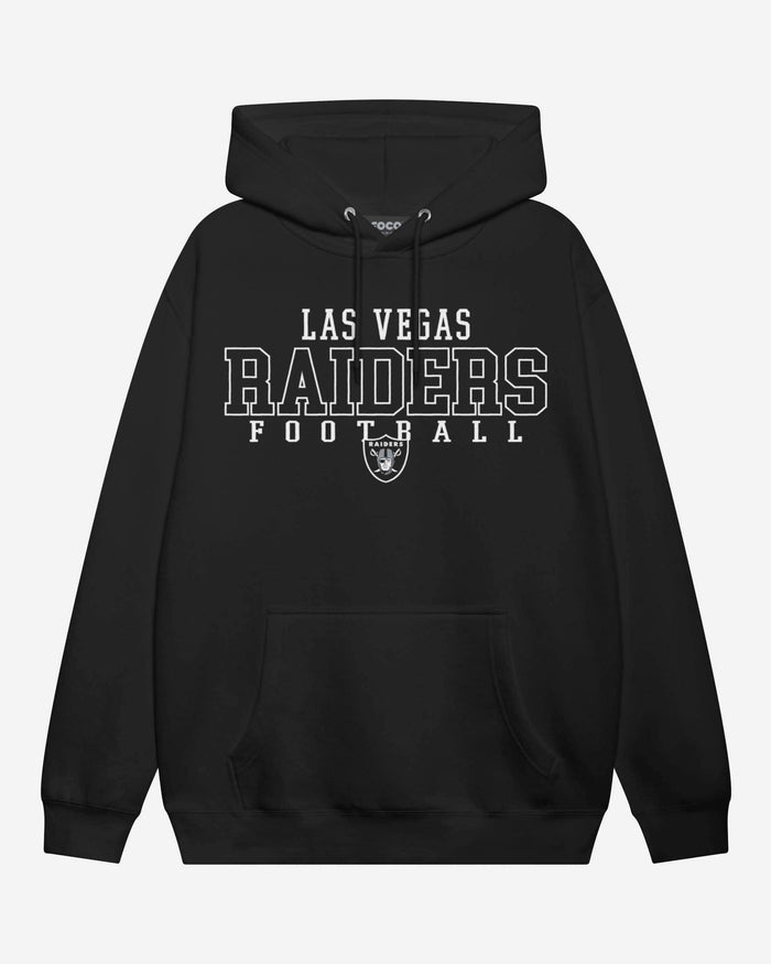 Las Vegas Raiders Football Wordmark Hoodie FOCO S - FOCO.com