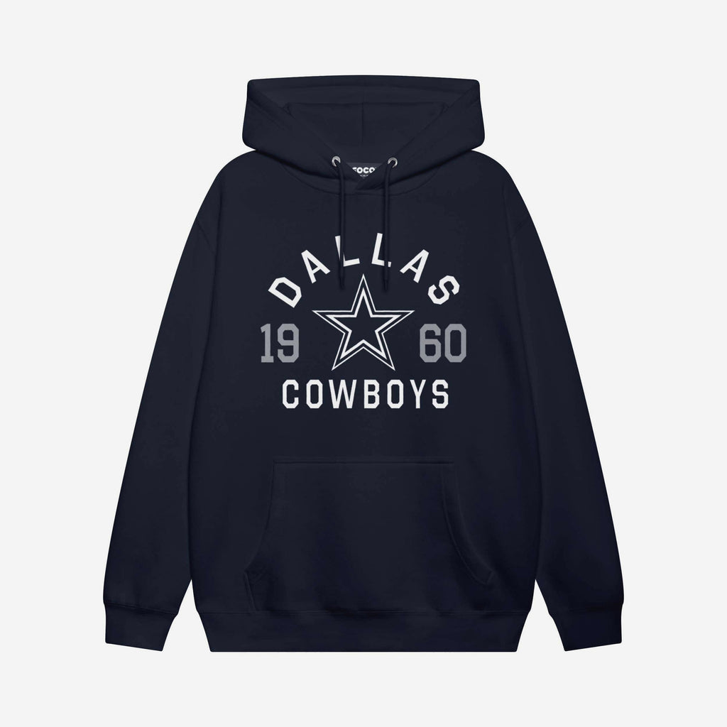 Dallas Cowboys Heritage Print Hoodie FOCO Navy S - FOCO.com