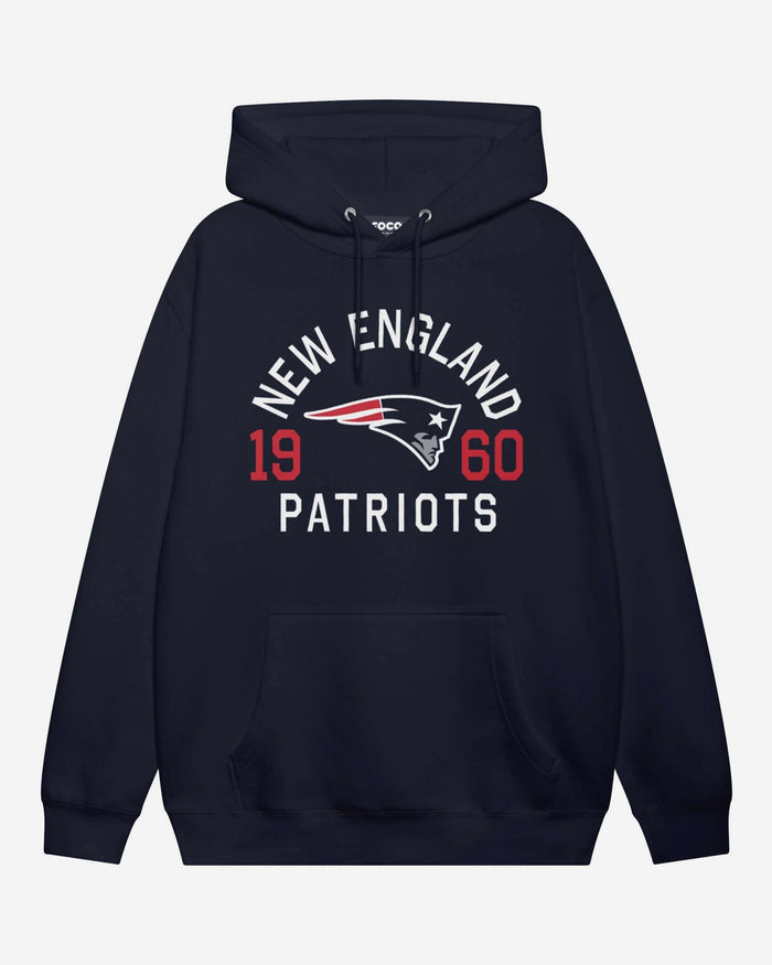New England Patriots Heritage Print Hoodie FOCO Navy S - FOCO.com