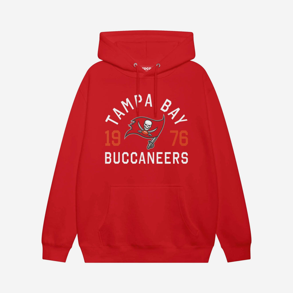 Tampa Bay Buccaneers Heritage Print Hoodie FOCO Red S - FOCO.com