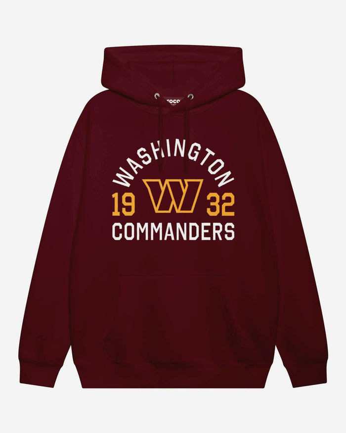 Washington Commanders Heritage Print Hoodie FOCO Maroon S - FOCO.com