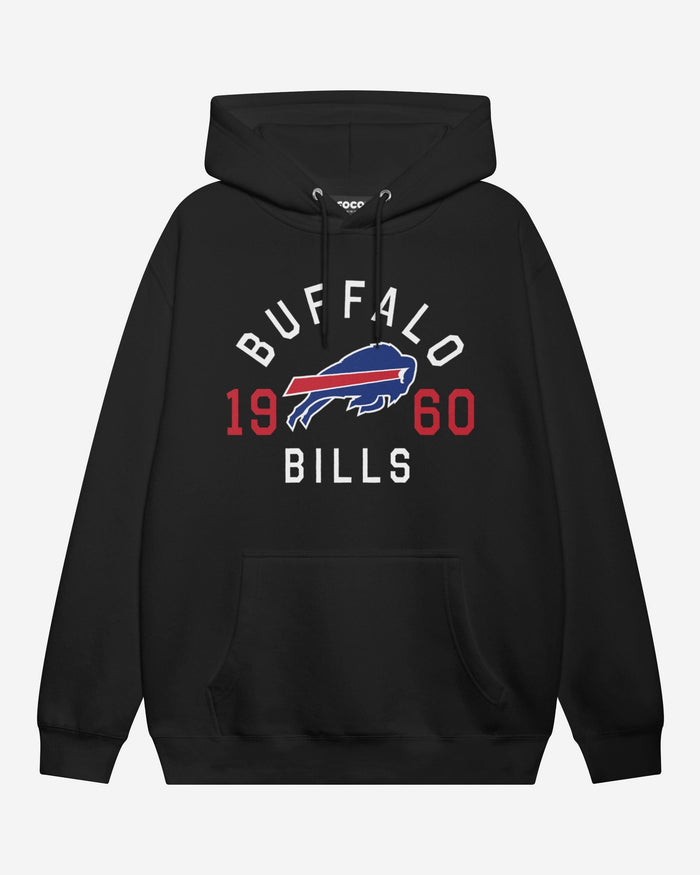 Buffalo Bills Heritage Print Hoodie FOCO Black S - FOCO.com