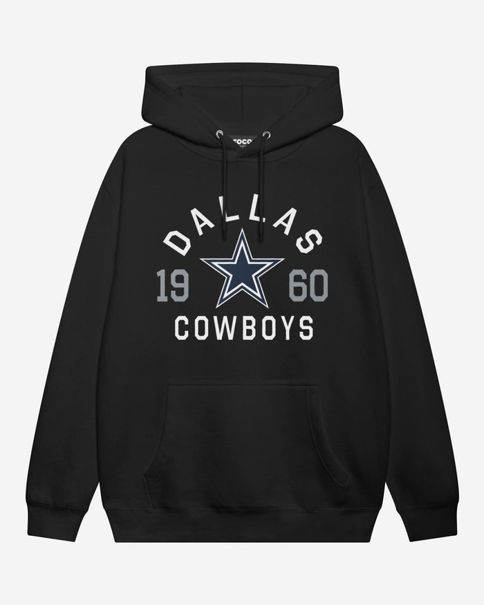 Dallas Cowboys Heritage Print Hoodie FOCO Black S - FOCO.com