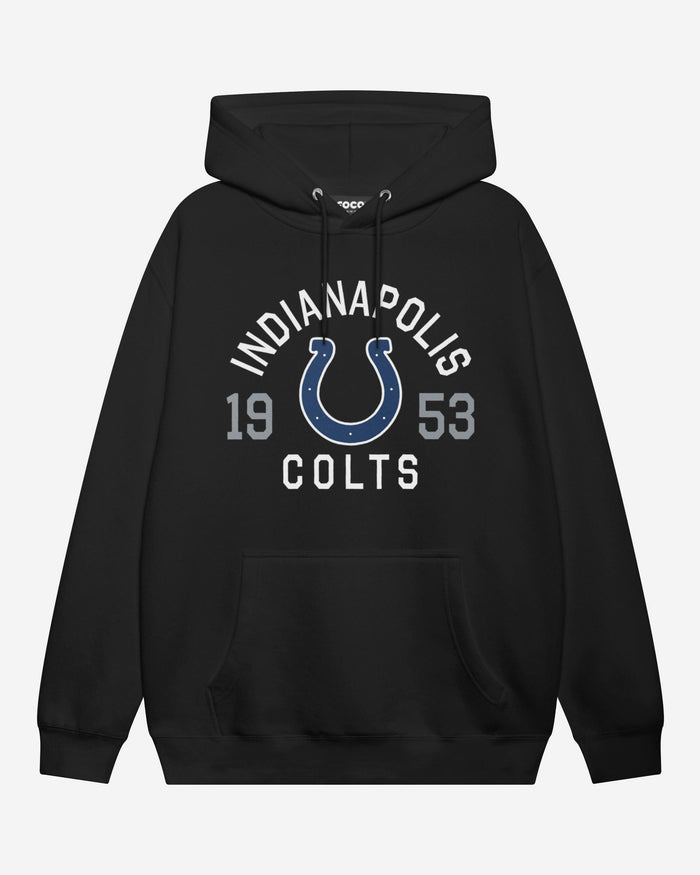 Indianapolis Colts Heritage Print Hoodie FOCO Black S - FOCO.com