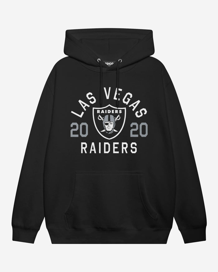 Las Vegas Raiders Heritage Print Hoodie FOCO S - FOCO.com
