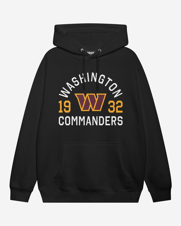 Washington Commanders Heritage Print Hoodie FOCO Black S - FOCO.com