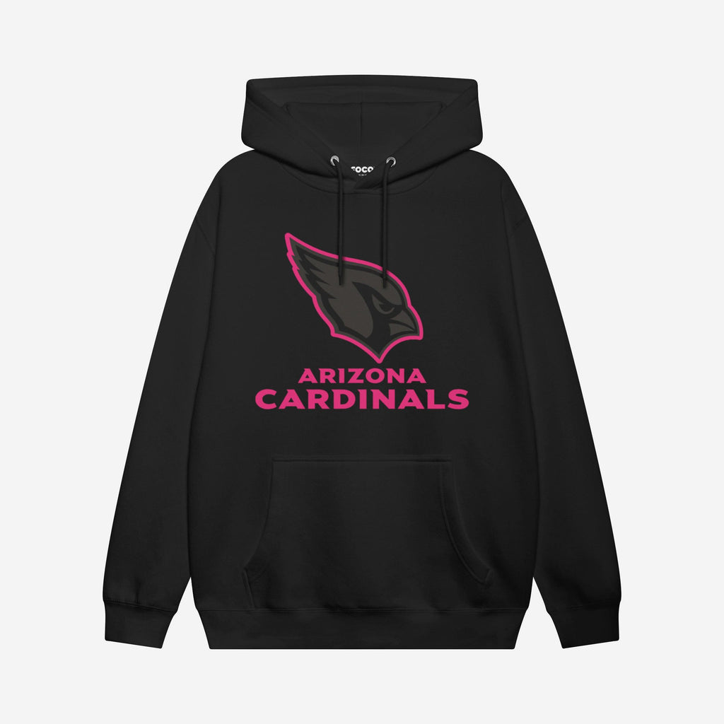 Arizona Cardinals Highlight Reel Hoodie FOCO Black/Neon Pink S - FOCO.com