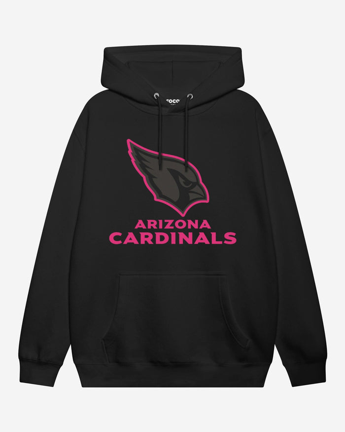 Arizona Cardinals Highlight Reel Hoodie FOCO Black/Neon Pink S - FOCO.com