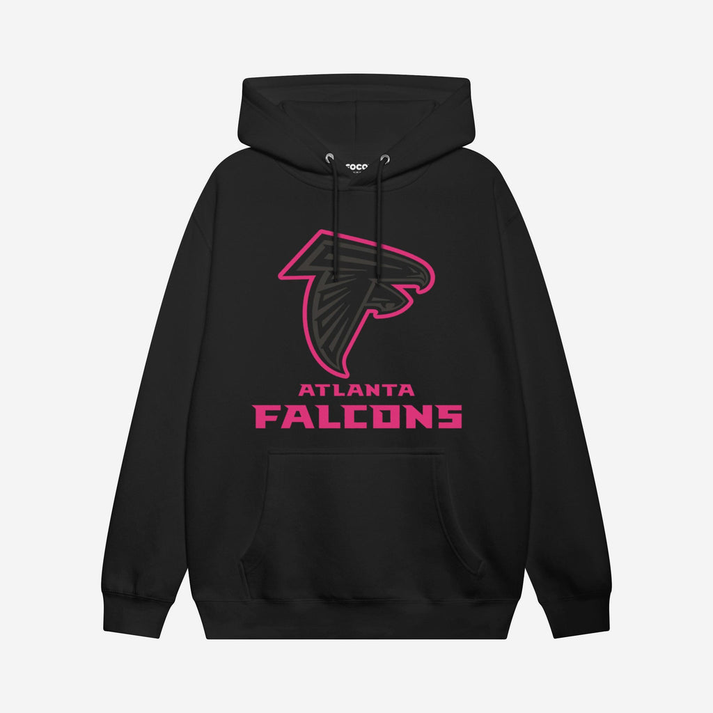 Atlanta Falcons Highlight Reel Hoodie FOCO Black/Neon Pink S - FOCO.com
