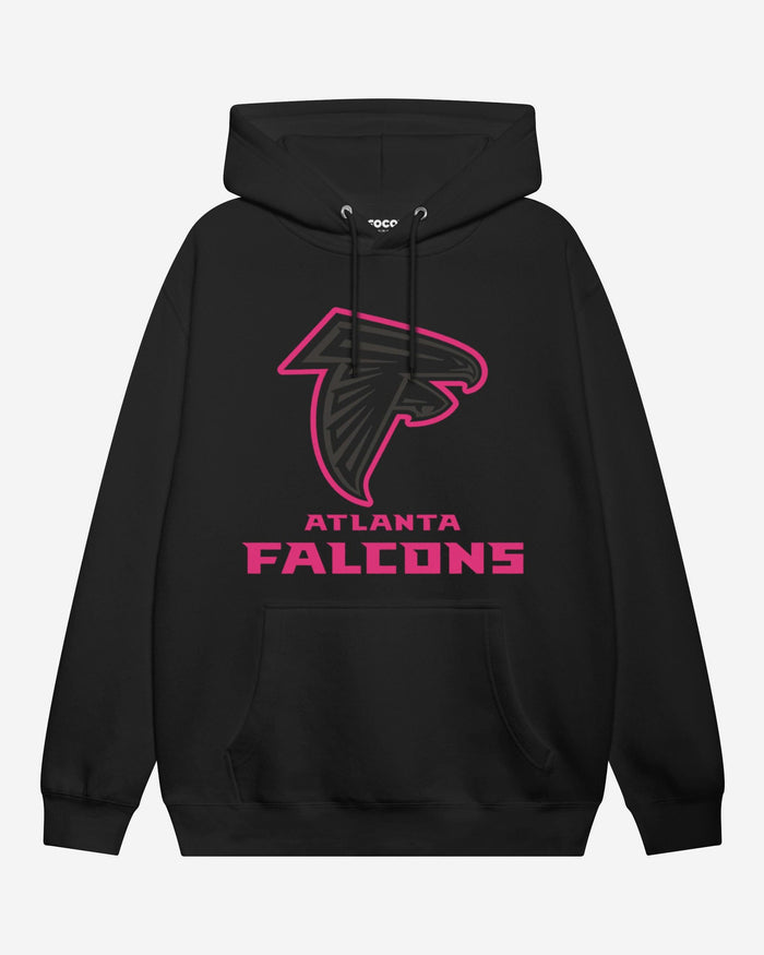 Atlanta Falcons Highlight Reel Hoodie FOCO Black/Neon Pink S - FOCO.com