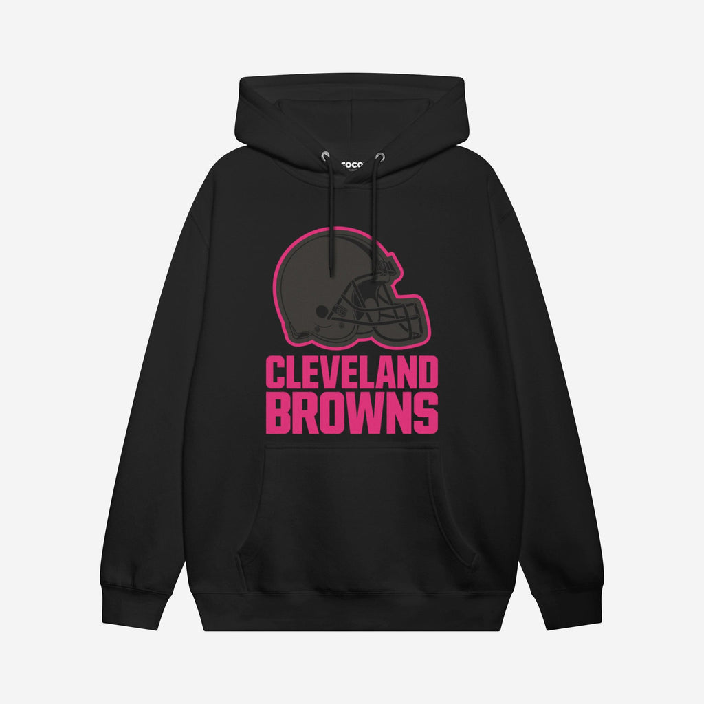 Cleveland Browns Highlight Reel Hoodie FOCO Black/Neon Pink S - FOCO.com