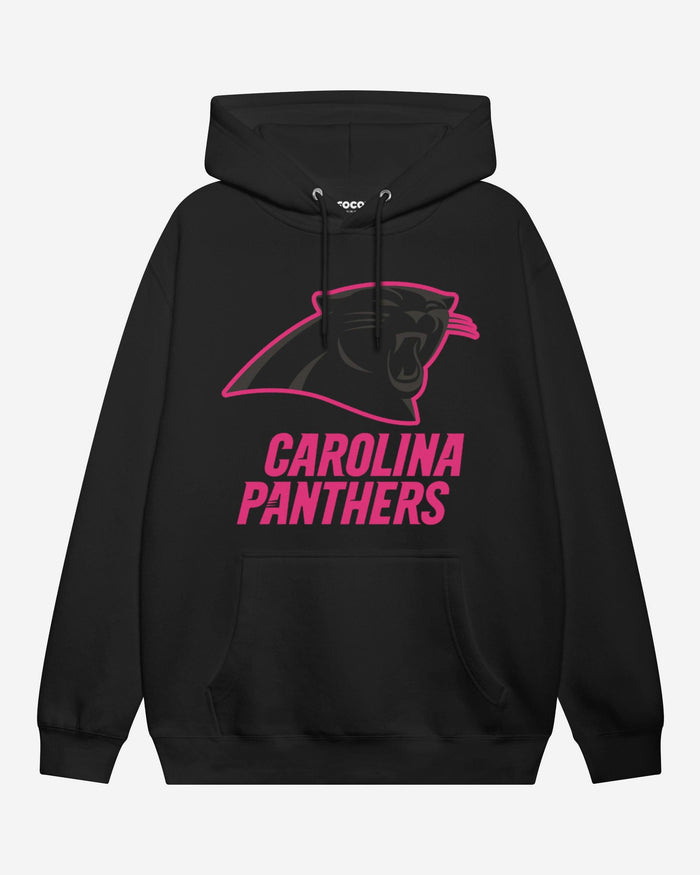 Carolina Panthers Highlight Reel Hoodie FOCO Black/Neon Pink S - FOCO.com
