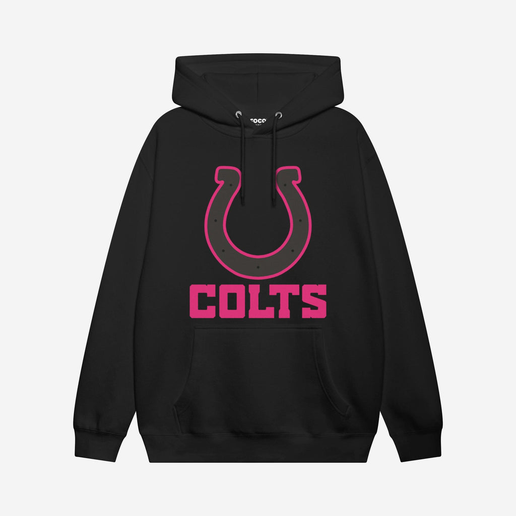 Indianapolis Colts Highlight Reel Hoodie FOCO Black/Neon Pink S - FOCO.com