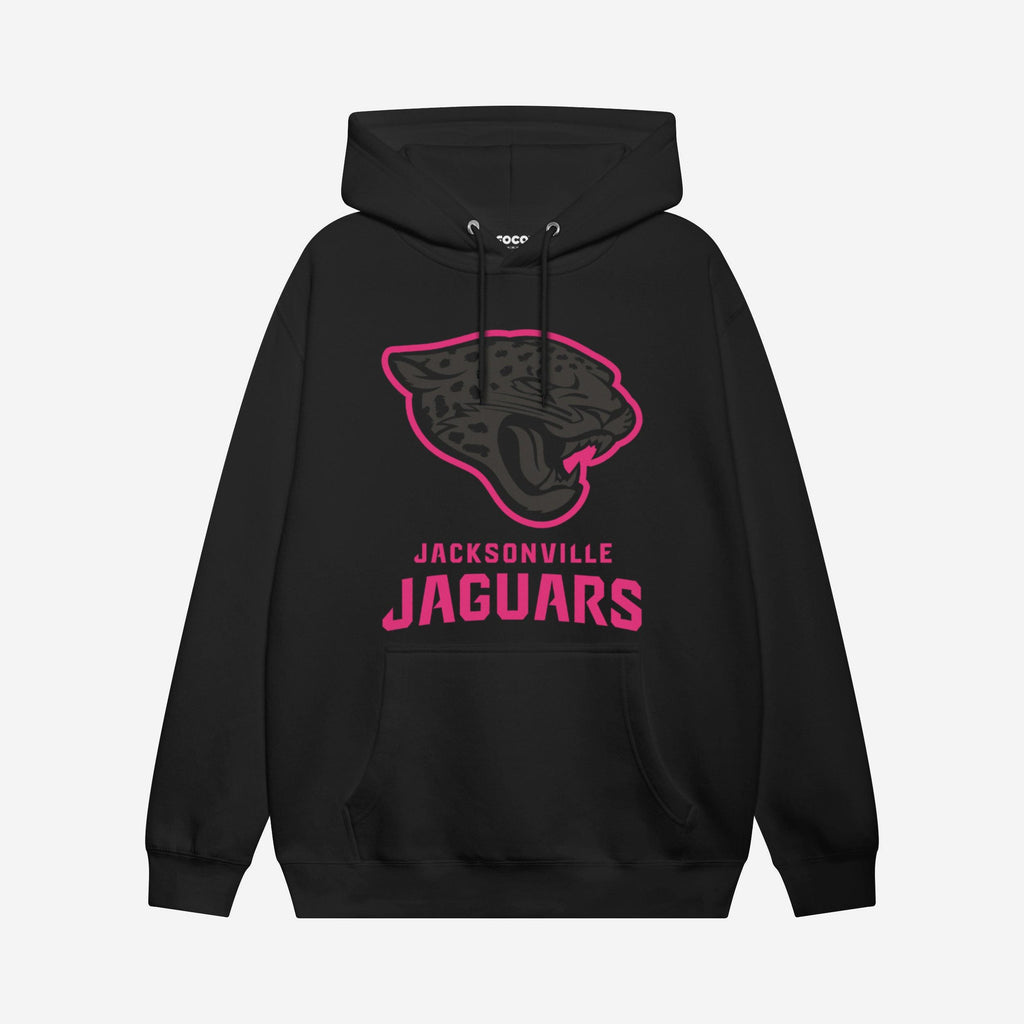 Jacksonville Jaguars Highlight Reel Hoodie FOCO Black/Neon Pink S - FOCO.com