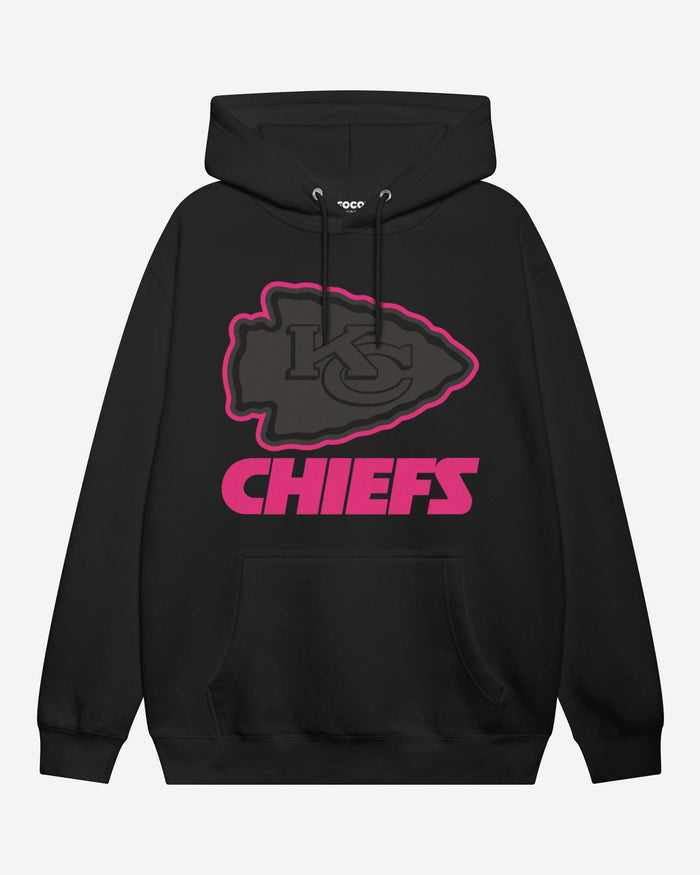 Kansas City Chiefs Highlight Reel Hoodie FOCO Black/Neon Pink S - FOCO.com