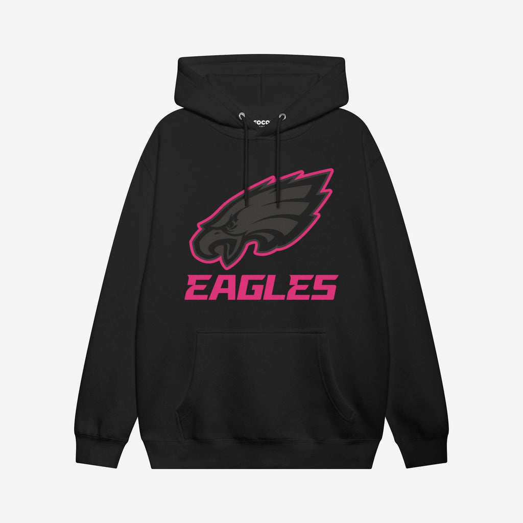 Philadelphia Eagles Highlight Reel Hoodie FOCO Black/Neon Pink S - FOCO.com