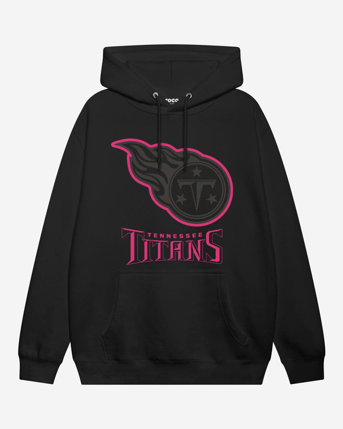 Tennessee Titans Highlight Reel Hoodie FOCO Black/Neon Pink S - FOCO.com