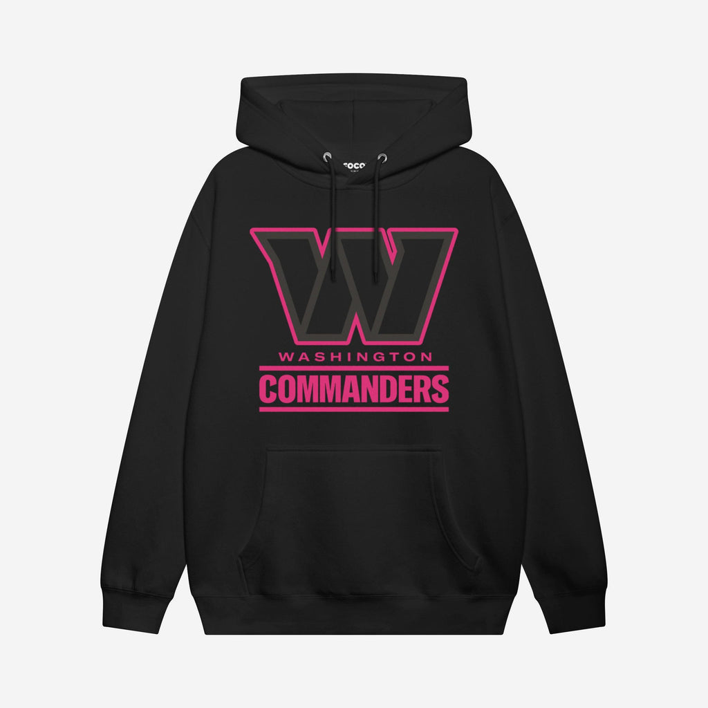 Washington Commanders Highlight Reel Hoodie FOCO Black/Neon Pink S - FOCO.com
