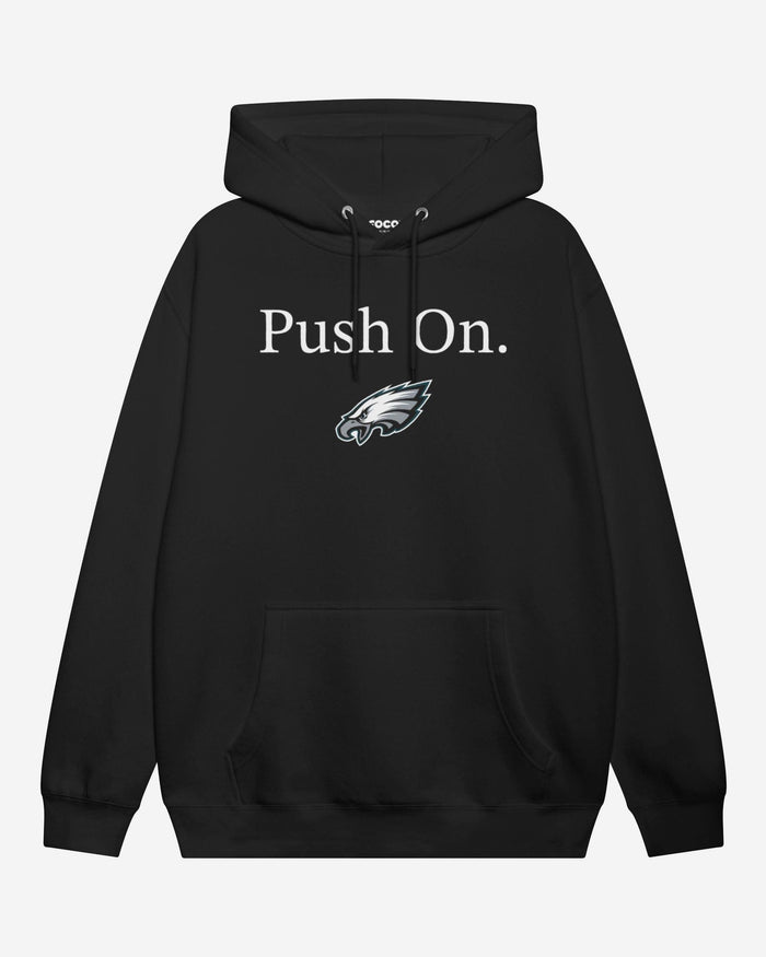 Philadelphia Eagles Push On Hoodie FOCO Black S - FOCO.com