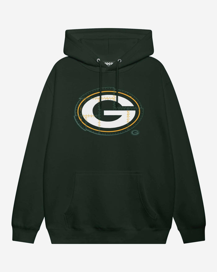 Green Bay Packers Rivet Logo Hoodie FOCO S - FOCO.com