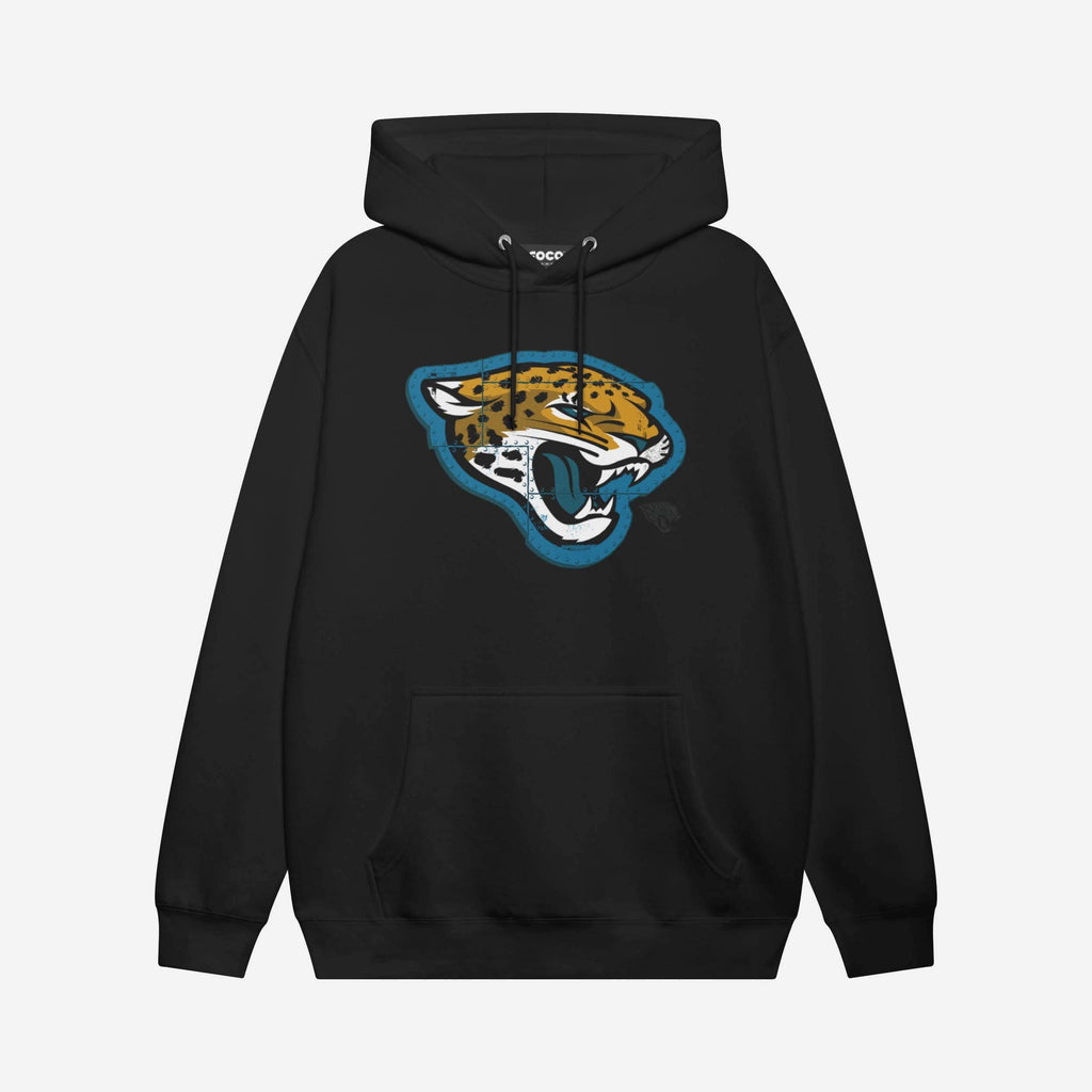 Jacksonville Jaguars Rivet Logo Hoodie FOCO S - FOCO.com