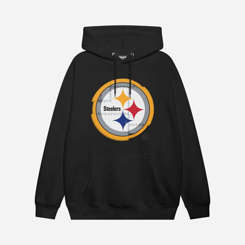 Pittsburgh Steelers Rivet Logo Hoodie FOCO S - FOCO.com