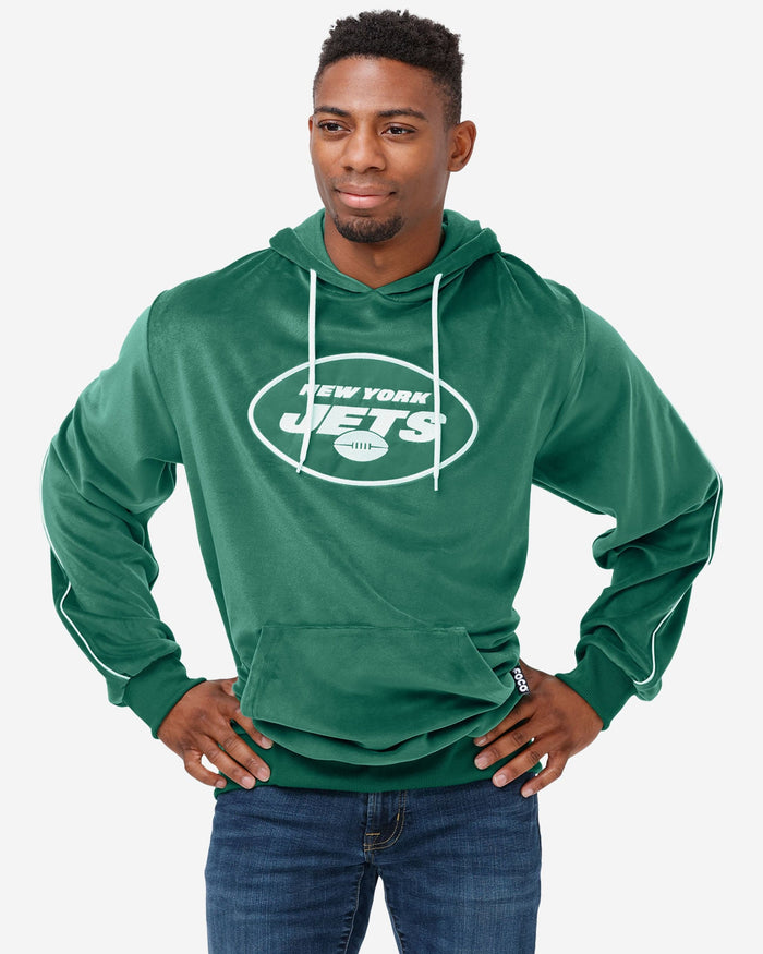 New York Jets 2019 Retro Velour Hooded Sweatshirt FOCO S - FOCO.com