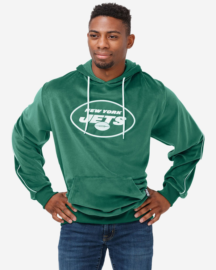 New York Jets Velour Hooded Sweatshirt FOCO S - FOCO.com