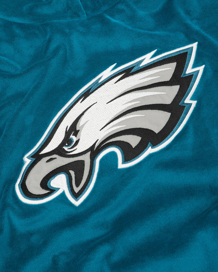 Philadelphia Eagles Velour Hooded Sweatshirt FOCO - FOCO.com