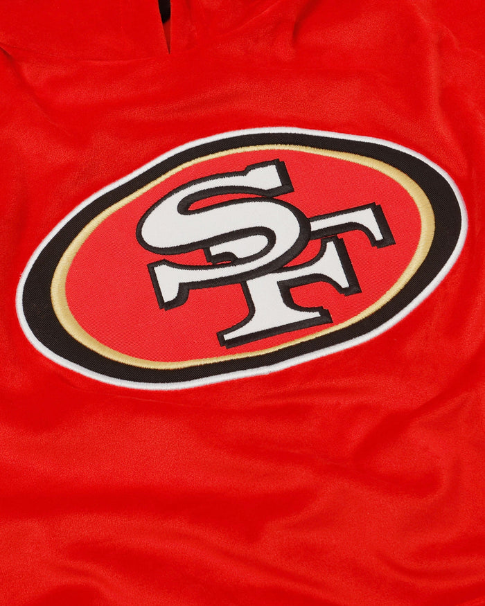 San Francisco 49ers Velour Hooded Sweatshirt FOCO - FOCO.com
