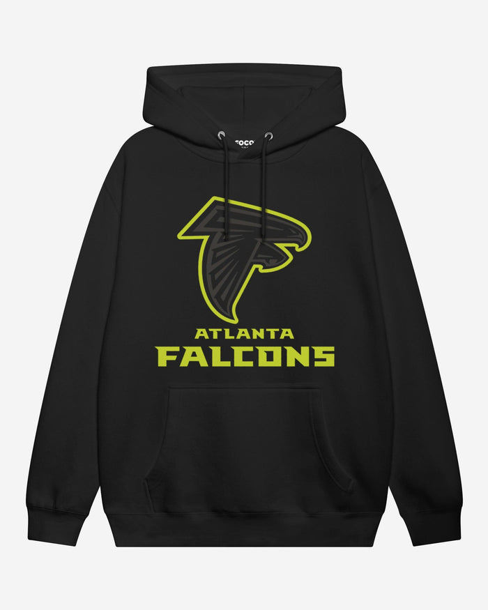 Atlanta Falcons Highlight Reel Hoodie FOCO Black/Volt S - FOCO.com