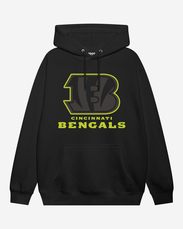 Cincinnati Bengals Highlight Reel Hoodie FOCO Black/Volt S - FOCO.com