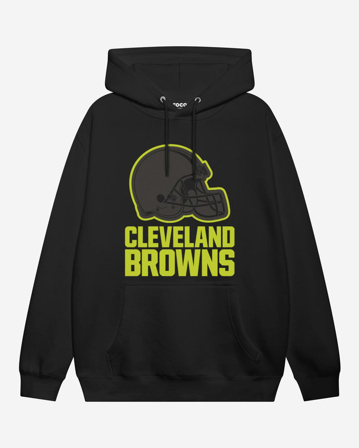 Cleveland Browns Highlight Reel Hoodie FOCO Black/Volt S - FOCO.com