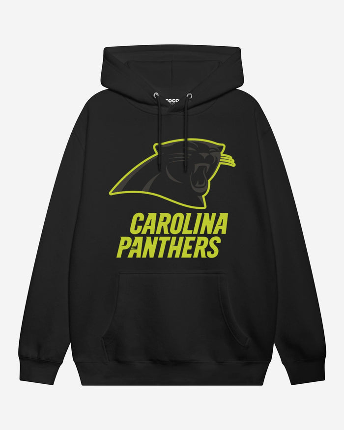 Carolina Panthers Highlight Reel Hoodie FOCO Black/Volt S - FOCO.com