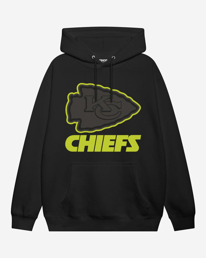 Kansas City Chiefs Highlight Reel Hoodie FOCO Black/Volt S - FOCO.com