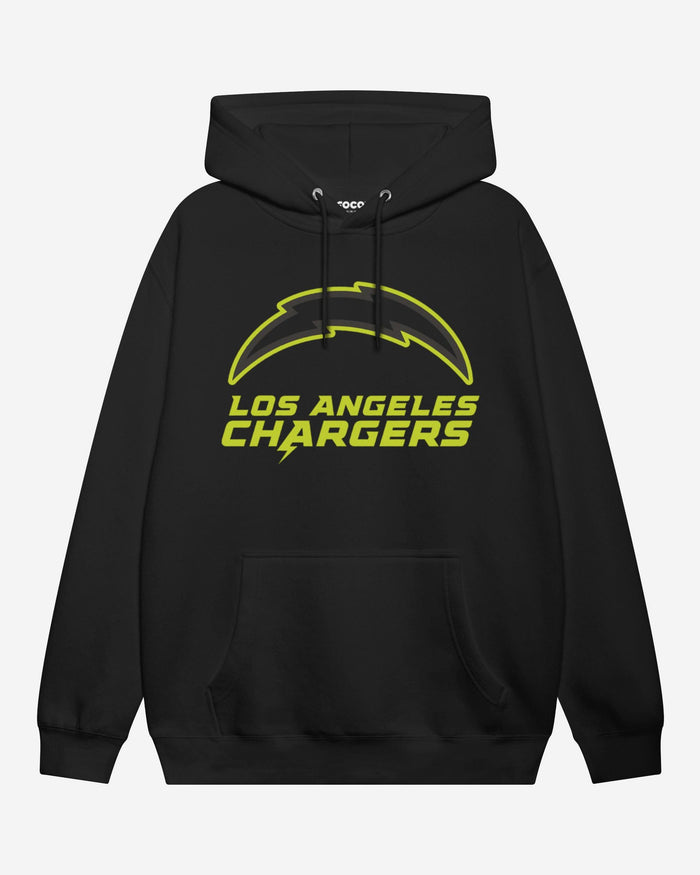 Los Angeles Chargers Highlight Reel Hoodie FOCO Black/Volt S - FOCO.com