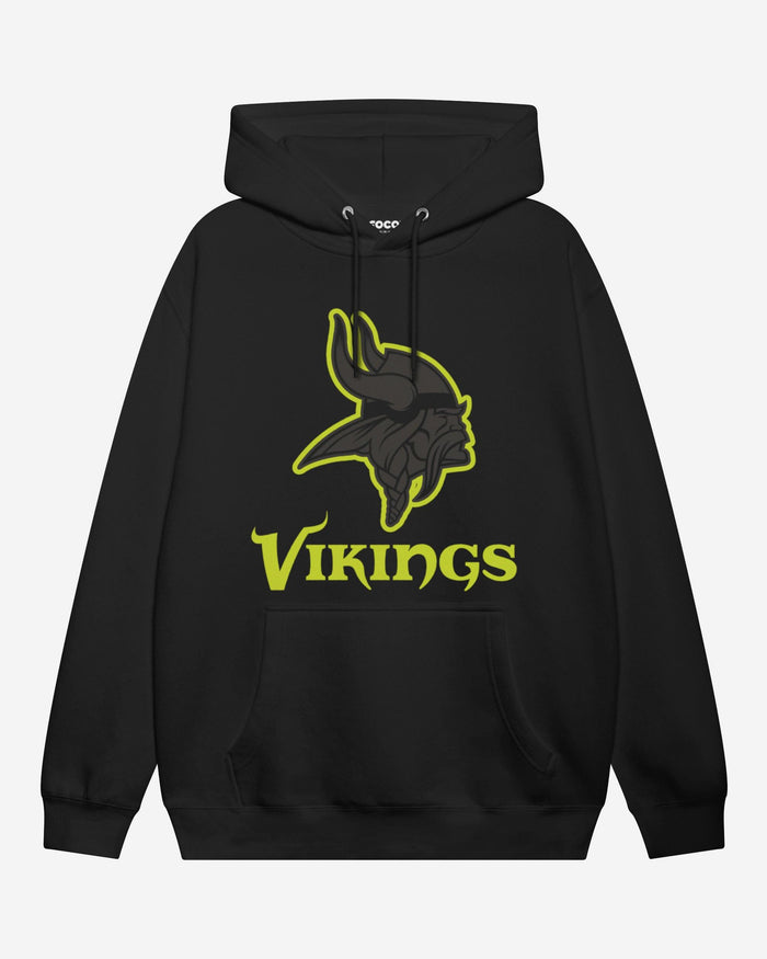 Minnesota Vikings Highlight Reel Hoodie FOCO Black/Volt S - FOCO.com