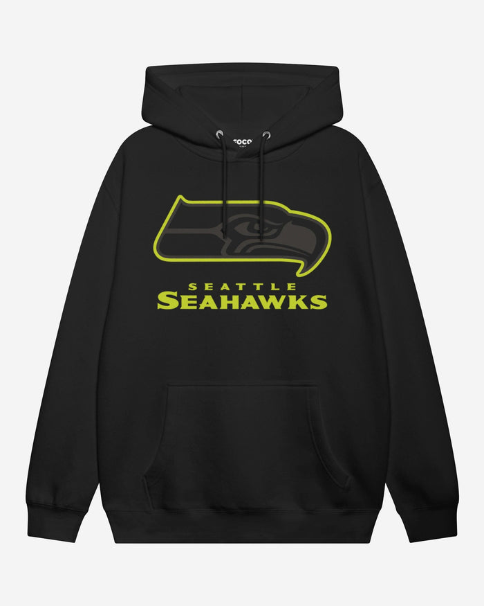 Seattle Seahawks Highlight Reel Hoodie FOCO Black/Volt S - FOCO.com